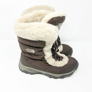 The North Face Women's Fur Snow Boots Size 6